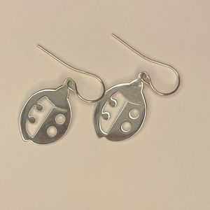 Fun 925 Sterling Ladybug earrings